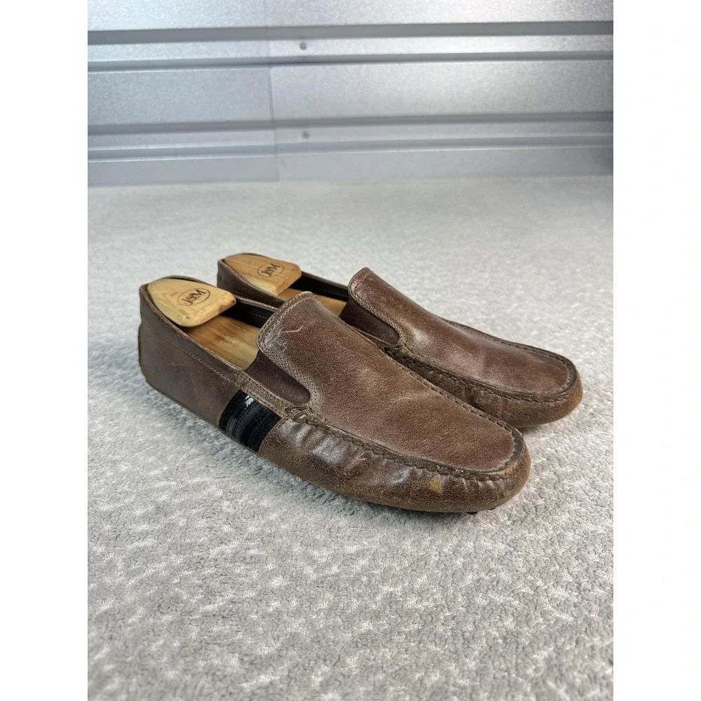 Tod's‎ Shoes Mens Size 8.5 Brown Leather Driving Moccasin Loafers Casual